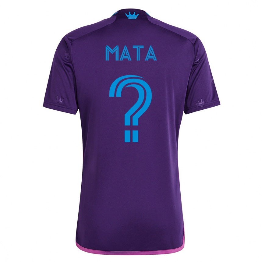 Niño Fútbol Camiseta Ivan Mata #0 Violeta 2ª Equipación 2023/24 México