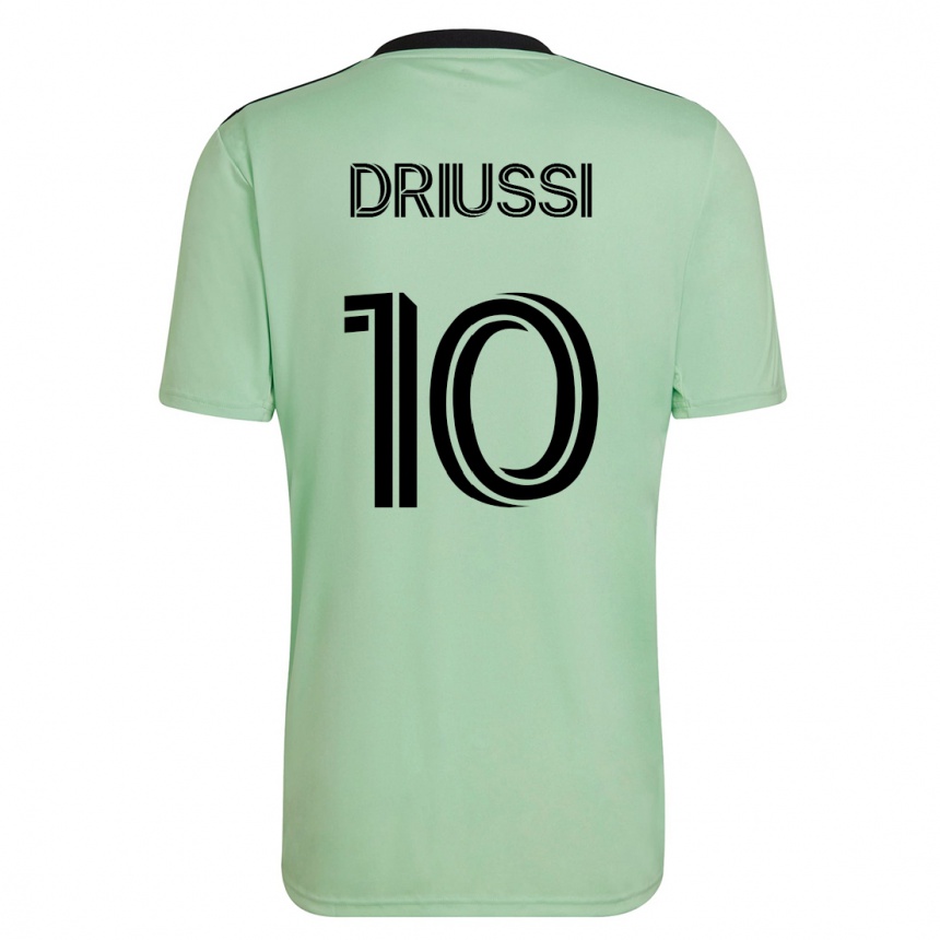Niño Fútbol Camiseta Sebastián Driussi #10 Verde Claro 2ª Equipación 2023/24 México
