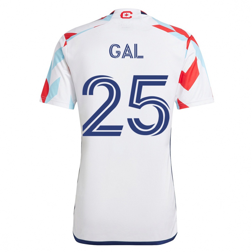 Niño Fútbol Camiseta Jeff Gal #25 Blanco Azul 2ª Equipación 2023/24 México