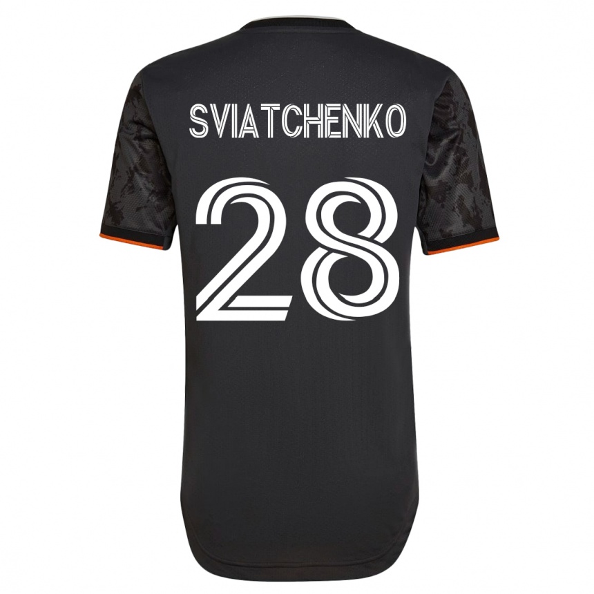 Niño Fútbol Camiseta Erik Sviatchenko #28 Negro 2ª Equipación 2023/24 México