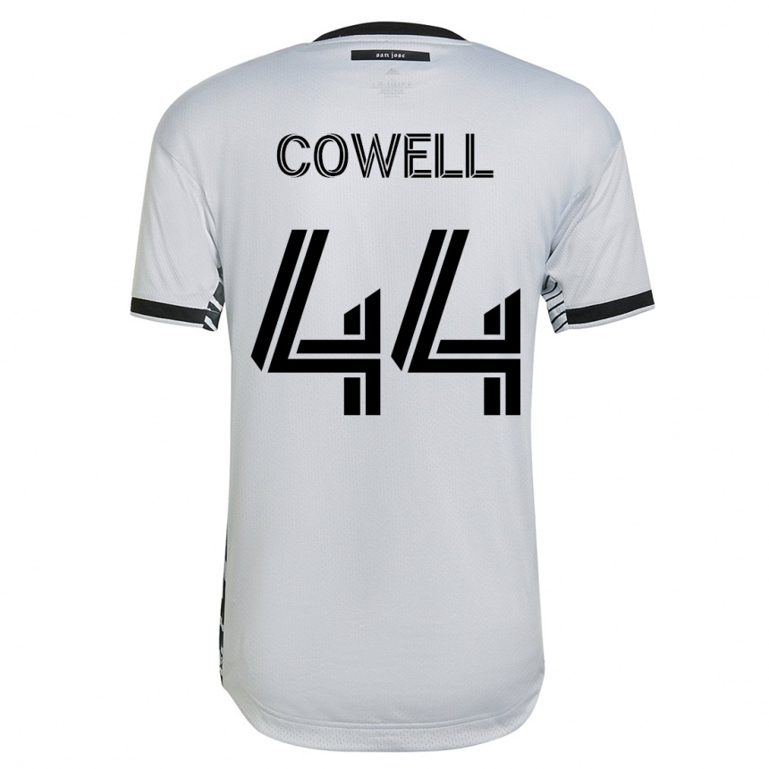 Niño Fútbol Camiseta Cade Cowell #44 Blanco 2ª Equipación 2023/24 México