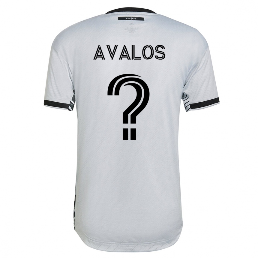 Niño Fútbol Camiseta Marcelo Avalos #0 Blanco 2ª Equipación 2023/24 México