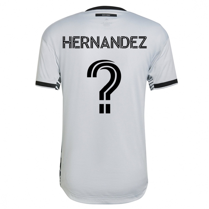 Niño Fútbol Camiseta Oliver Hernandez #0 Blanco 2ª Equipación 2023/24 México