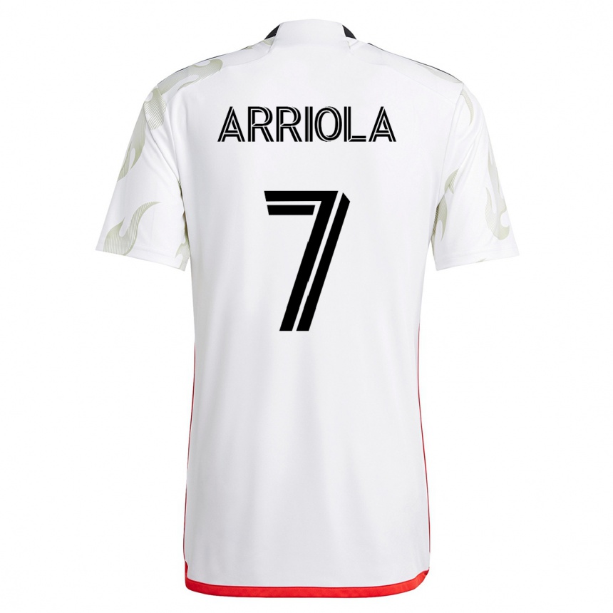 Niño Fútbol Camiseta Paul Arriola #7 Blanco 2ª Equipación 2023/24 México