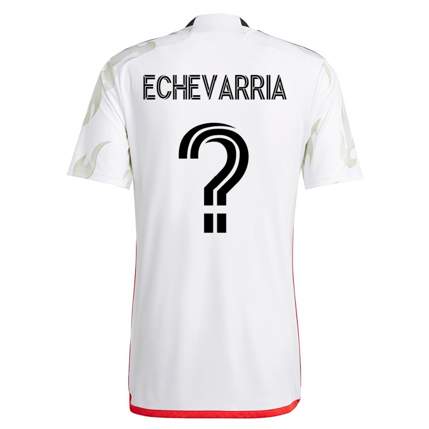 Niño Fútbol Camiseta Diego Echevarria #0 Blanco 2ª Equipación 2023/24 México