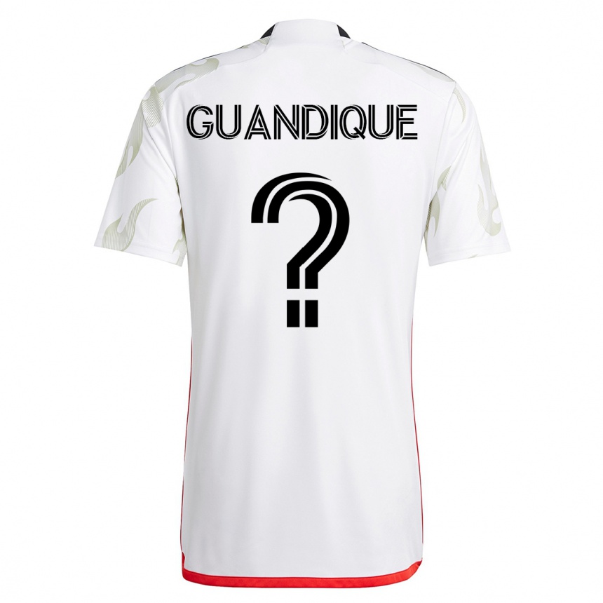 Niño Fútbol Camiseta Josmar Guandique #0 Blanco 2ª Equipación 2023/24 México