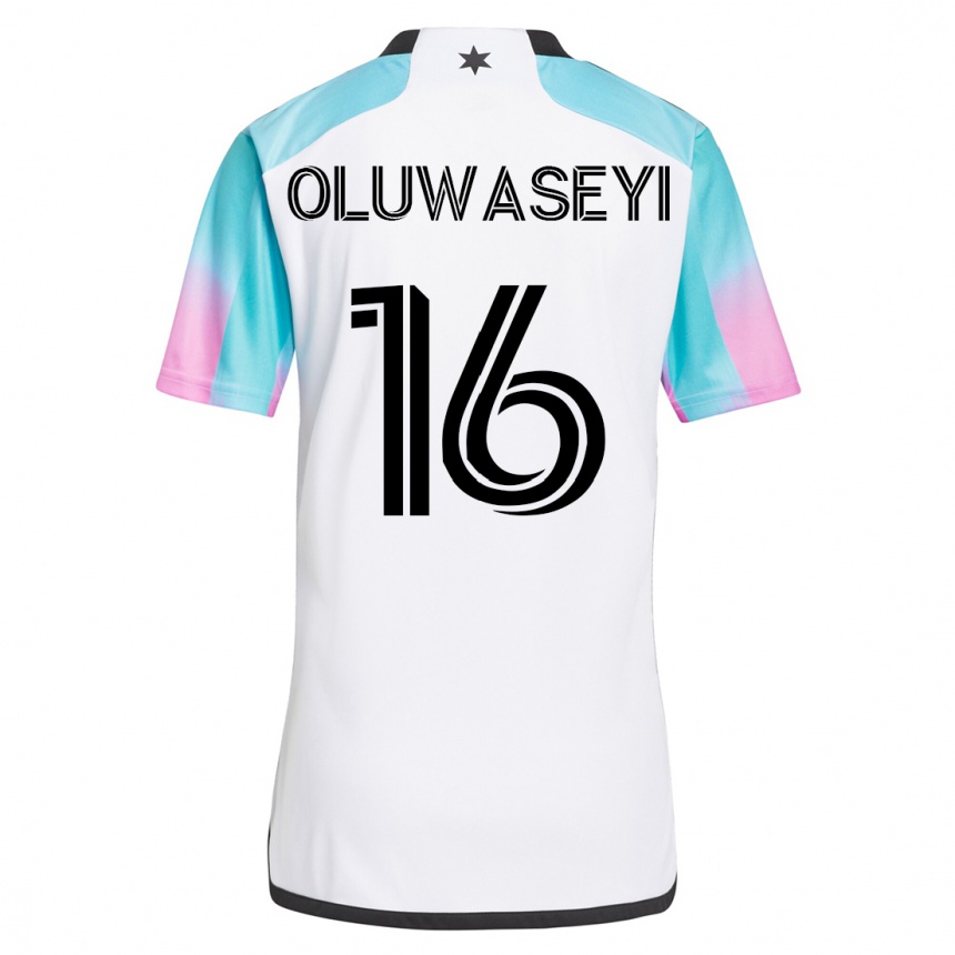 Niño Fútbol Camiseta Tani Oluwaseyi #16 Blanco 2ª Equipación 2023/24 México