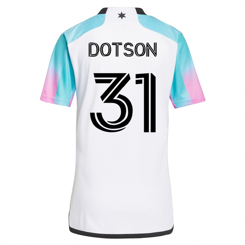 Niño Fútbol Camiseta Hassani Dotson #31 Blanco 2ª Equipación 2023/24 México