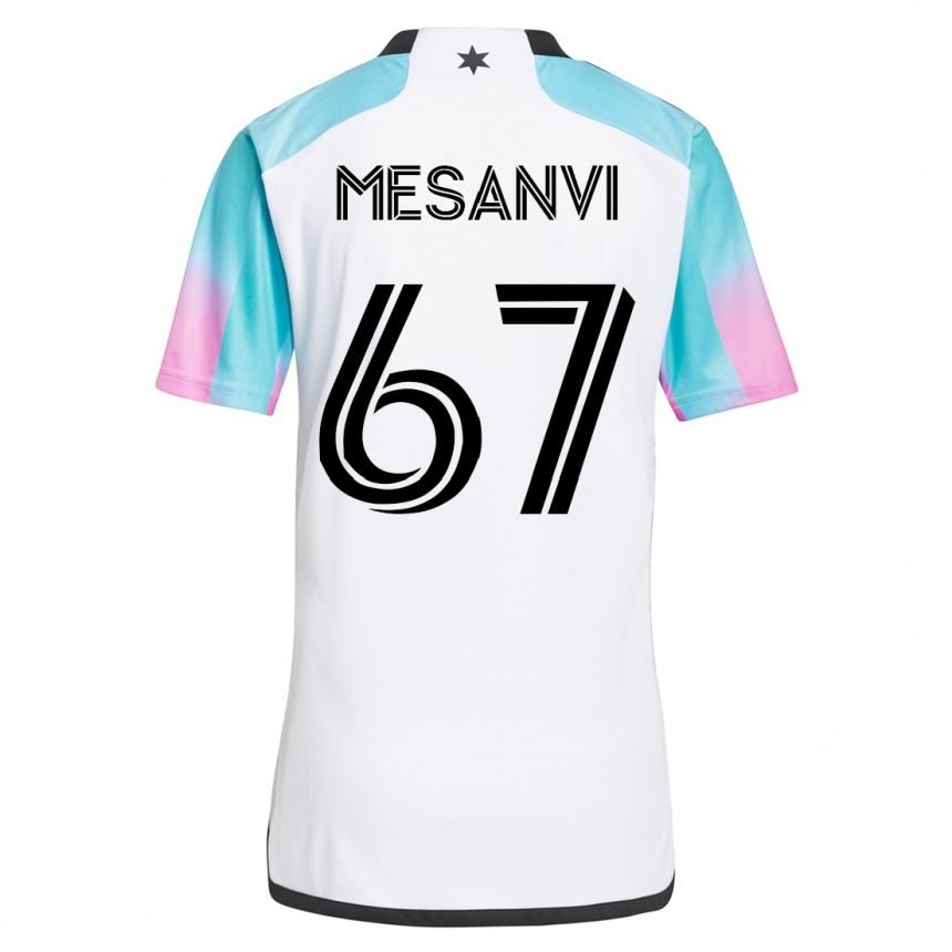 Niño Fútbol Camiseta Loïc Mesanvi #67 Blanco 2ª Equipación 2023/24 México