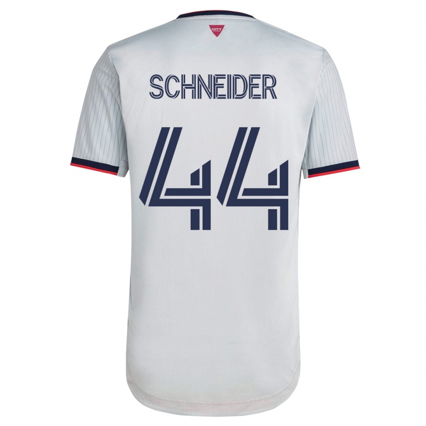 Niño Fútbol Camiseta Max Schneider #44 Blanco 2ª Equipación 2023/24 México