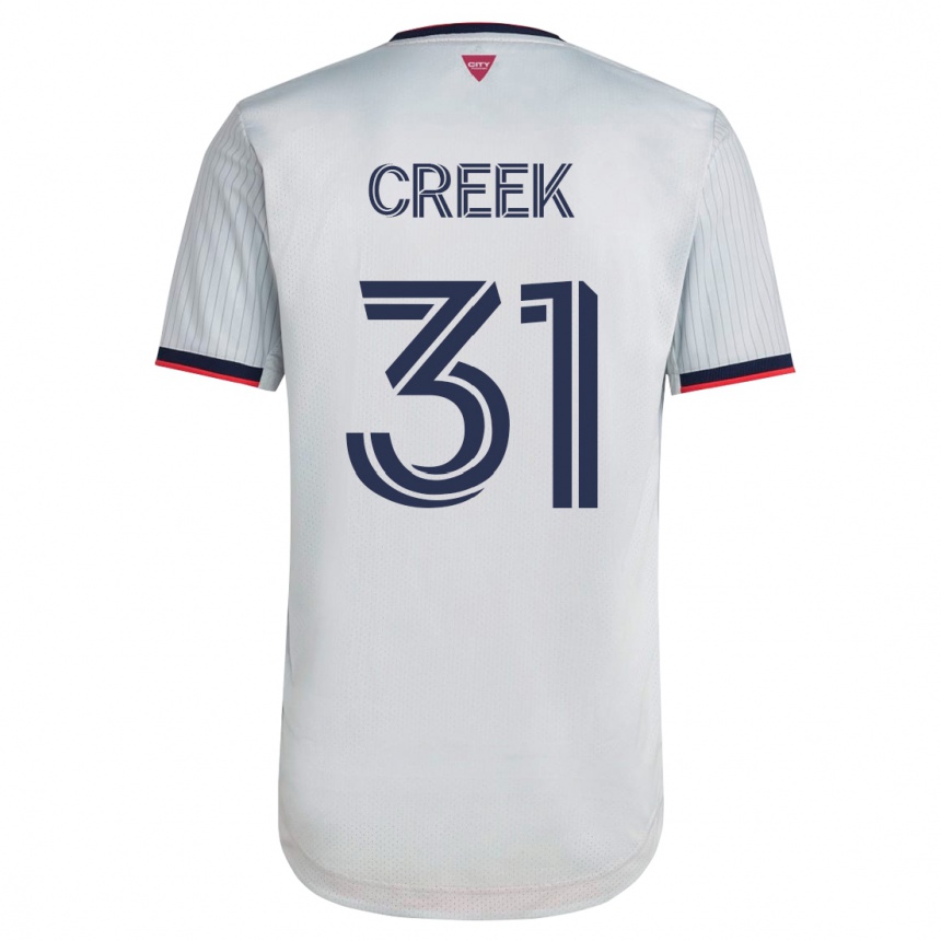 Niño Fútbol Camiseta Michael Creek #31 Blanco 2ª Equipación 2023/24 México