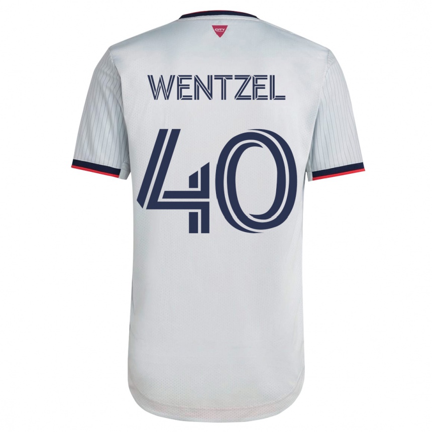 Niño Fútbol Camiseta Michael Wentzel #40 Blanco 2ª Equipación 2023/24 México