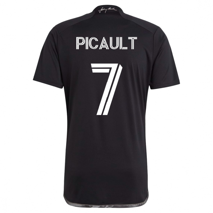 Niño Fútbol Camiseta Fafà Picault #7 Negro 2ª Equipación 2023/24 México