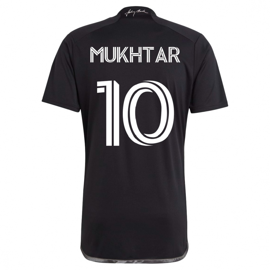 Niño Fútbol Camiseta Hany Mukhtar #10 Negro 2ª Equipación 2023/24 México