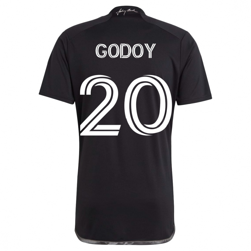 Niño Fútbol Camiseta Aníbal Godoy #20 Negro 2ª Equipación 2023/24 México