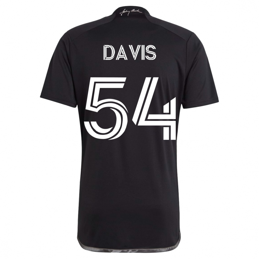 Niño Fútbol Camiseta Sean Davis #54 Negro 2ª Equipación 2023/24 México