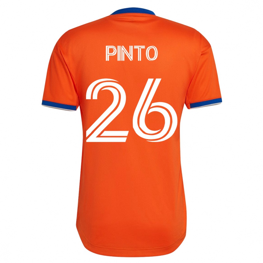Niño Fútbol Camiseta Malik Pinto #26 Blanco 2ª Equipación 2023/24 México