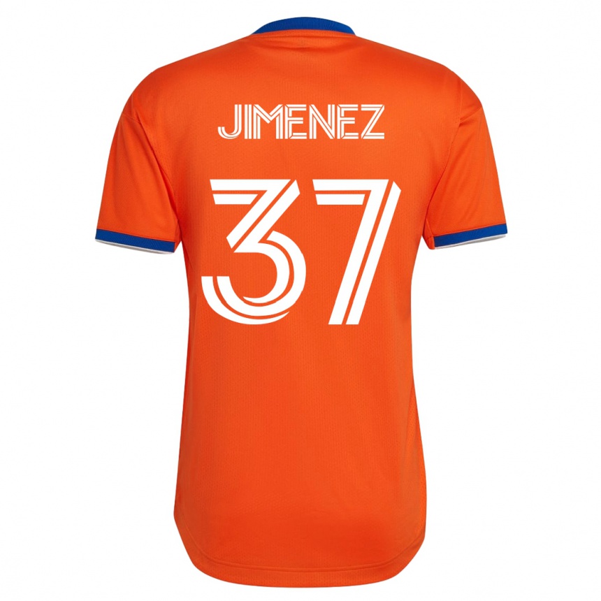Niño Fútbol Camiseta Stiven Jimenez #37 Blanco 2ª Equipación 2023/24 México