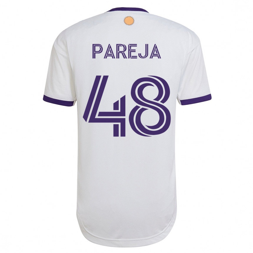 Niño Fútbol Camiseta Diego Pareja #48 Blanco 2ª Equipación 2023/24 México