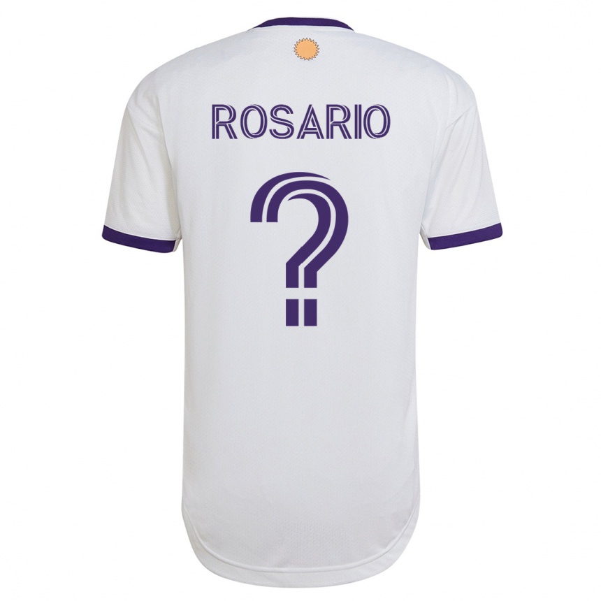 Niño Fútbol Camiseta Gabriel Rosario #0 Blanco 2ª Equipación 2023/24 México