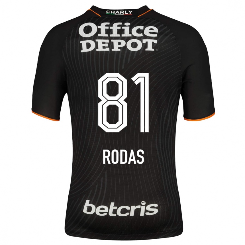 Niño Fútbol Camiseta Carlos Rodas #81 Negro 2ª Equipación 2023/24 México