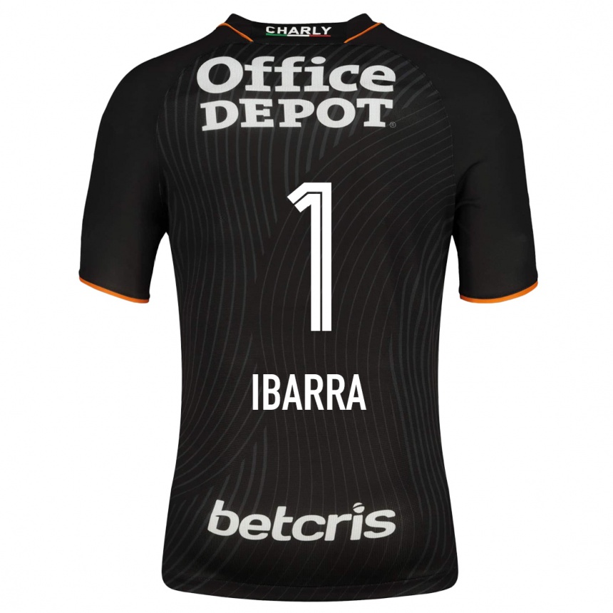 Niño Fútbol Camiseta Fabiola Ibarra #1 Negro 2ª Equipación 2023/24 México