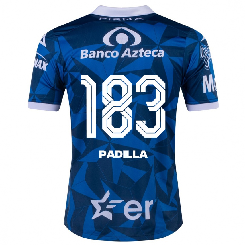 Niño Fútbol Camiseta Donovan Padilla #183 Azul 2ª Equipación 2023/24 México