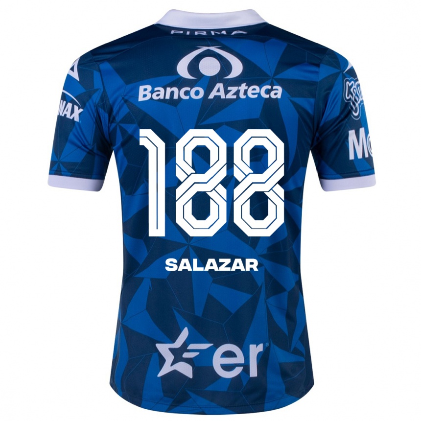 Niño Fútbol Camiseta Ronaldo Salazar #188 Azul 2ª Equipación 2023/24 México
