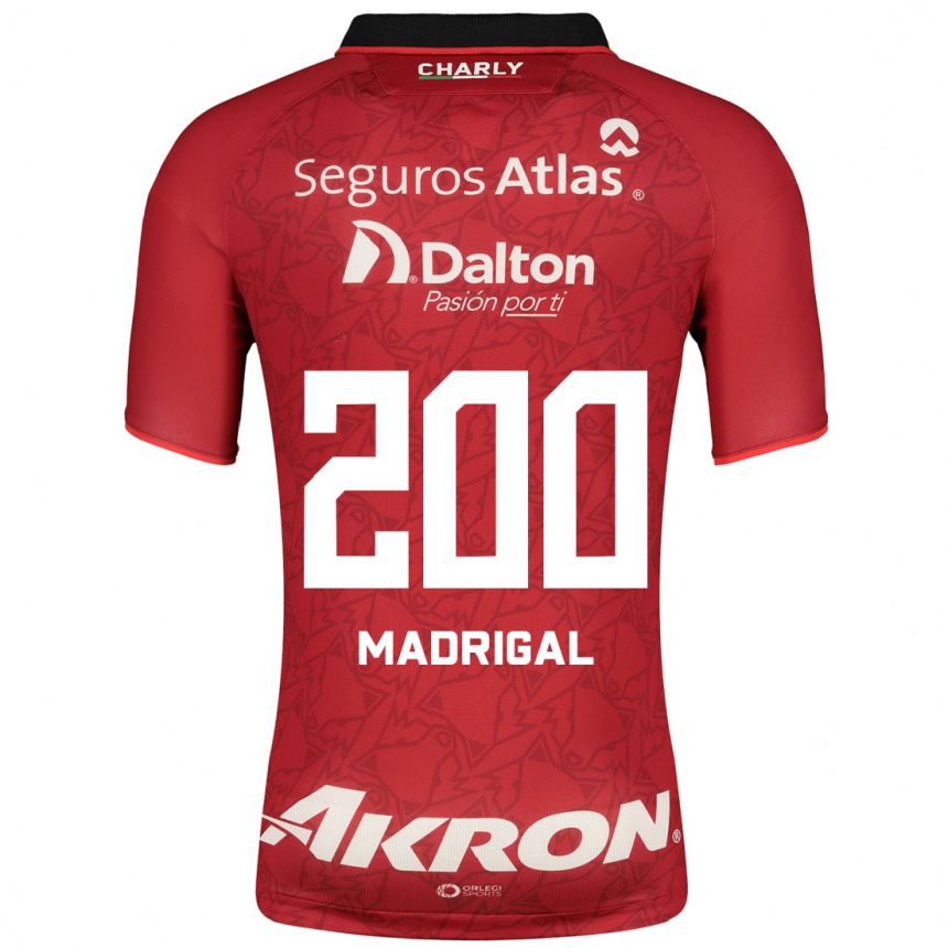 Niño Fútbol Camiseta Kevin Madrigal #200 Rojo 2ª Equipación 2023/24 México