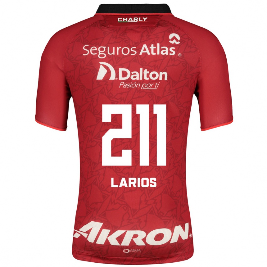 Niño Fútbol Camiseta Israel Larios #211 Rojo 2ª Equipación 2023/24 México