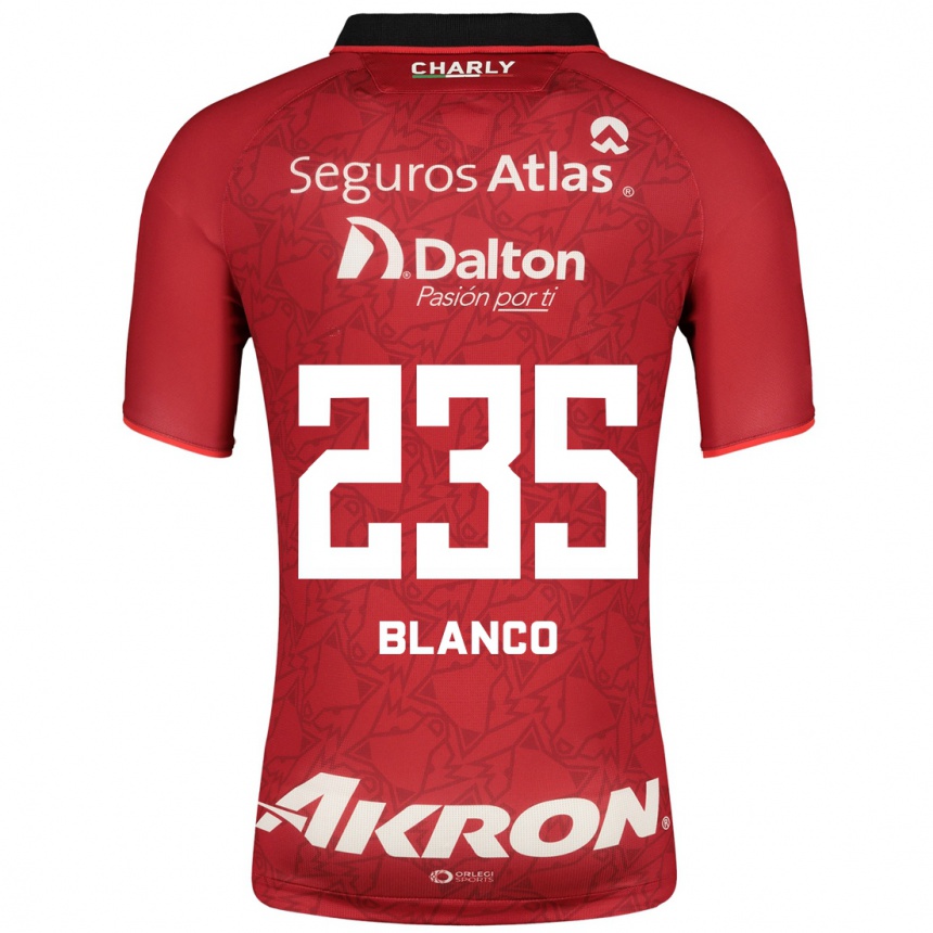 Niño Fútbol Camiseta Luis Blanco #235 Rojo 2ª Equipación 2023/24 México