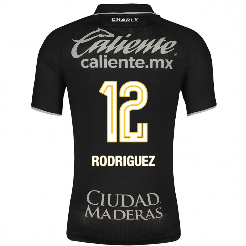 Niño Fútbol Camiseta Lixy Rodríguez #12 Negro 2ª Equipación 2023/24 México