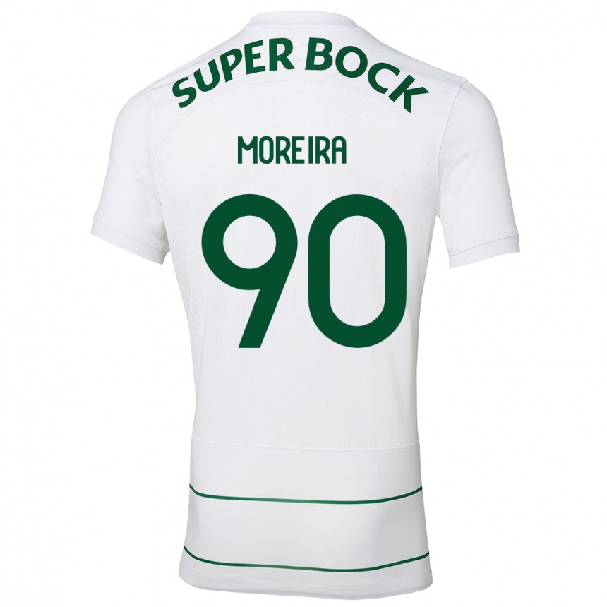 Niño Fútbol Camiseta Afonso Moreira #90 Blanco 2ª Equipación 2023/24 México