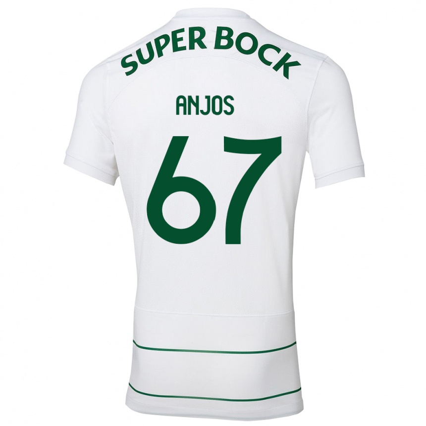Niño Fútbol Camiseta Lucas Anjos #67 Blanco 2ª Equipación 2023/24 México