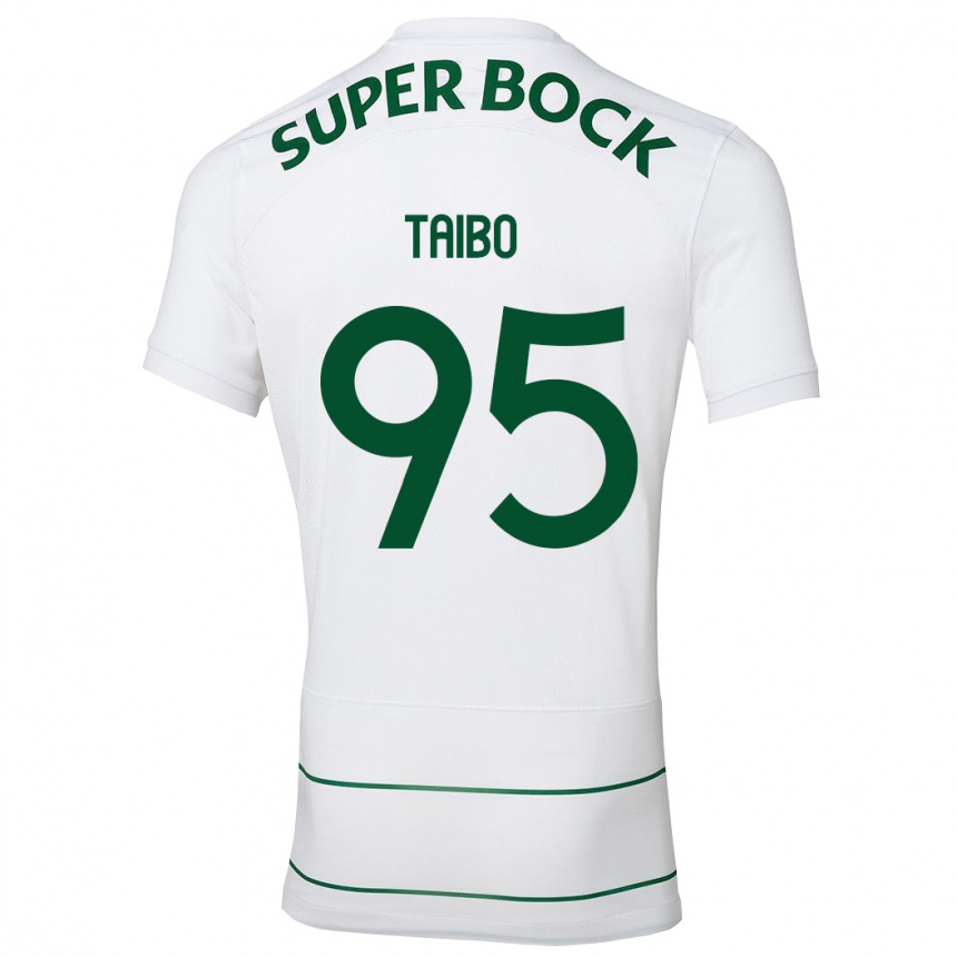 Niño Fútbol Camiseta Lucas Taibo #95 Blanco 2ª Equipación 2023/24 México