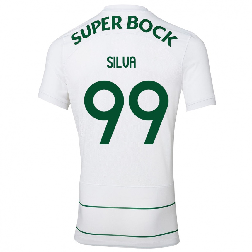 Niño Fútbol Camiseta Francisco Silva #99 Blanco 2ª Equipación 2023/24 México