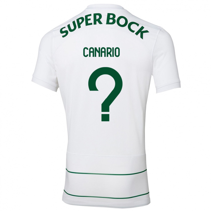 Niño Fútbol Camiseta Francisco Canário #0 Blanco 2ª Equipación 2023/24 México