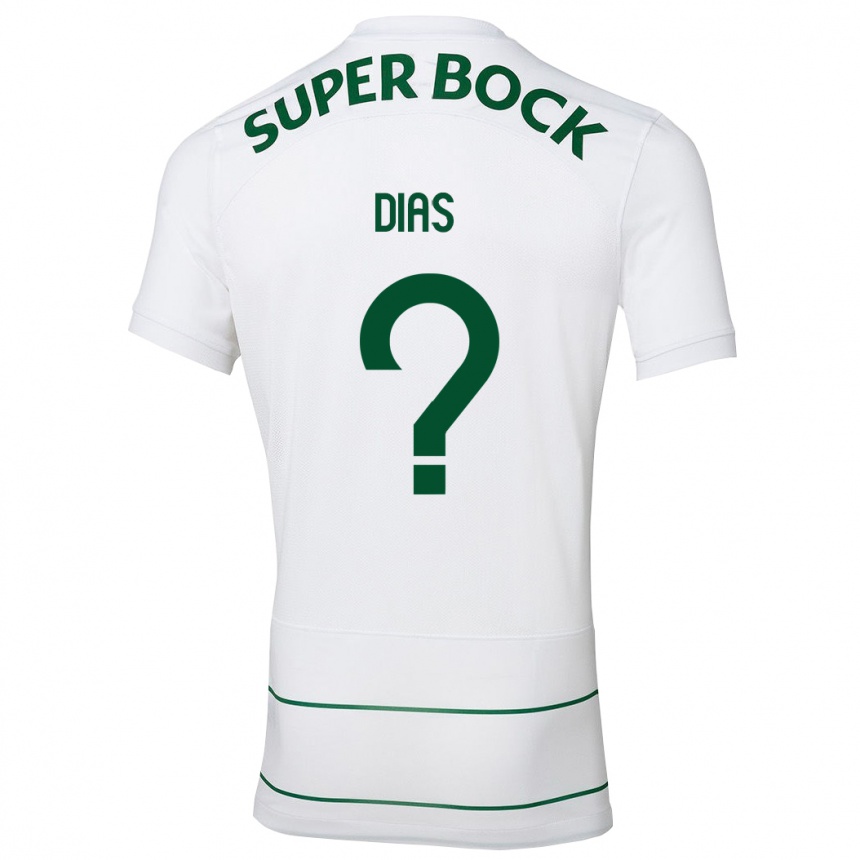 Niño Fútbol Camiseta Rodrigo Dias #0 Blanco 2ª Equipación 2023/24 México