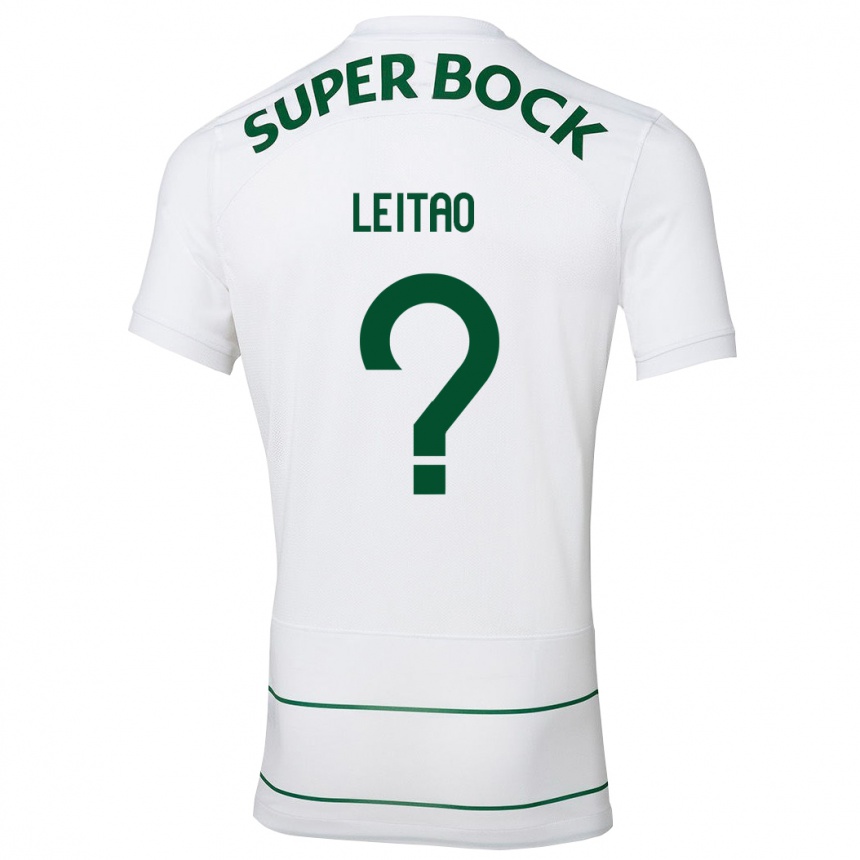 Niño Fútbol Camiseta Tiago Leitão #0 Blanco 2ª Equipación 2023/24 México