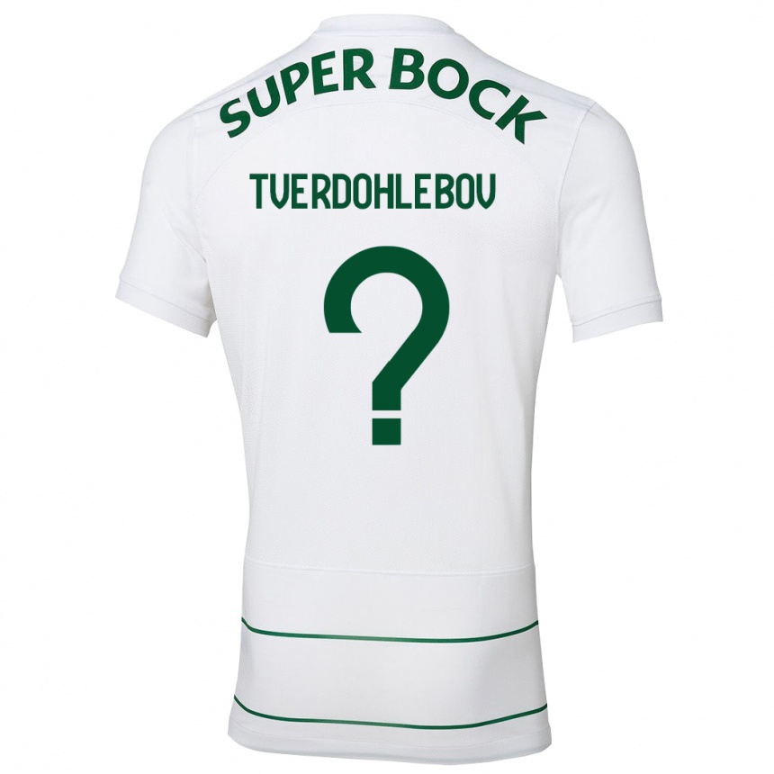 Niño Fútbol Camiseta Alex Tverdohlebov #0 Blanco 2ª Equipación 2023/24 México