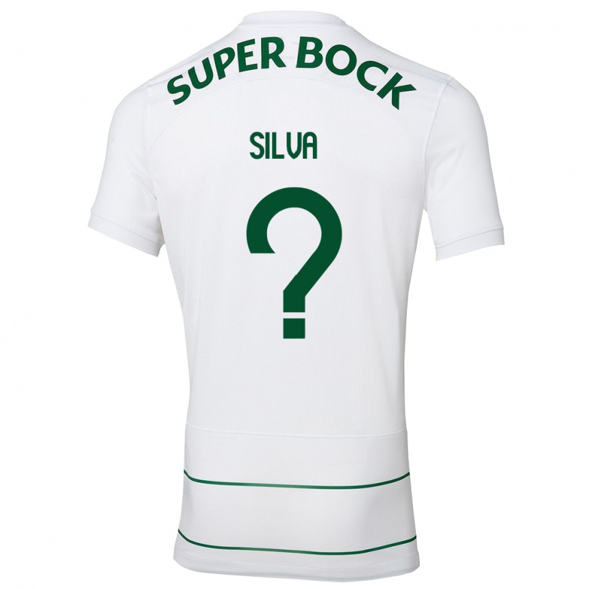 Niño Fútbol Camiseta Gabriel Silva #0 Blanco 2ª Equipación 2023/24 México