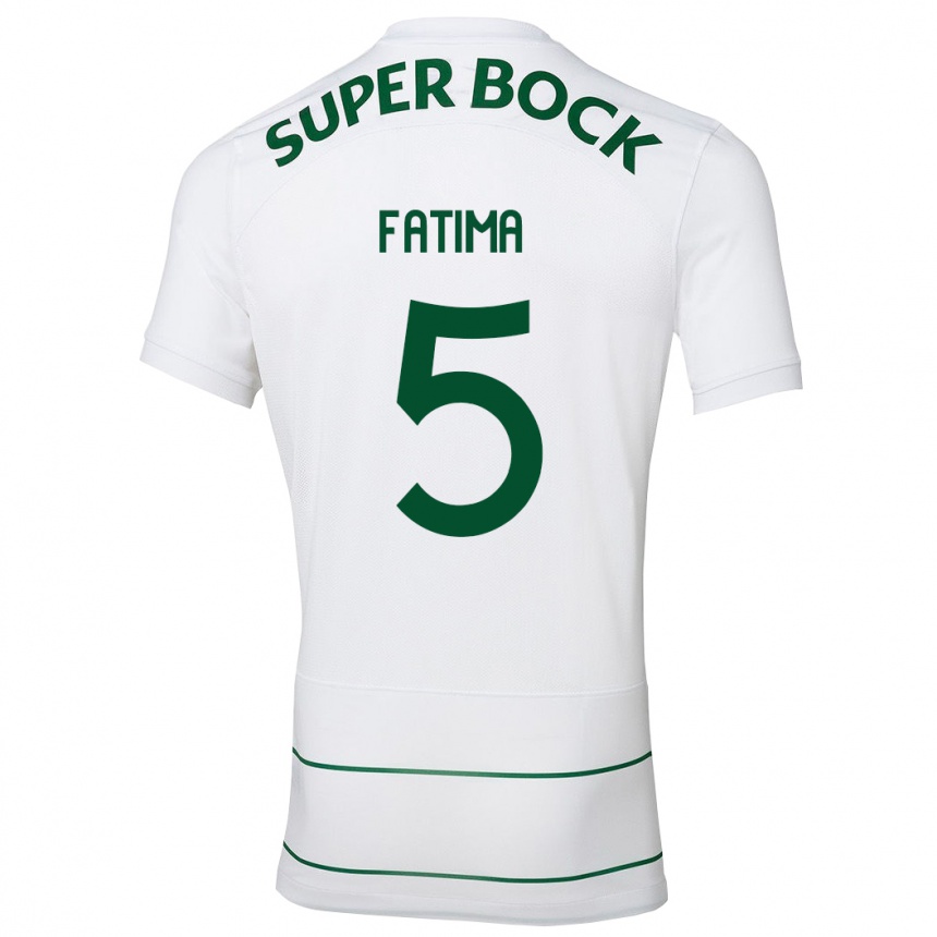 Niño Fútbol Camiseta Francisca Fatima Aquino Dutra #5 Blanco 2ª Equipación 2023/24 México