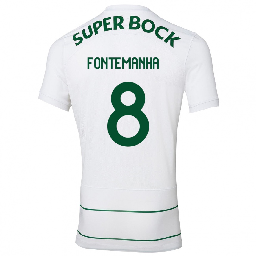 Niño Fútbol Camiseta Rita Fontemanha #8 Blanco 2ª Equipación 2023/24 México