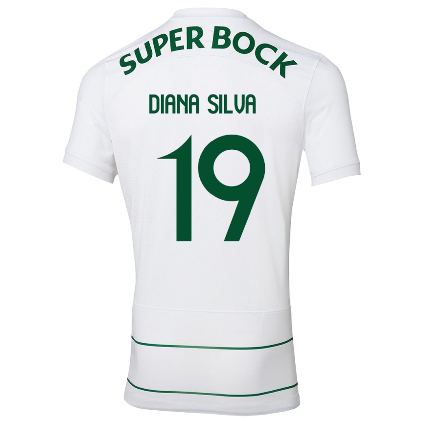 Niño Fútbol Camiseta Diana Micaela Abreu De Sousa E Silva #19 Blanco 2ª Equipación 2023/24 México