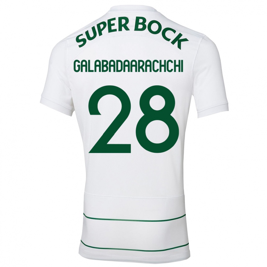 Niño Fútbol Camiseta Jacinta Galabadaarachchi #28 Blanco 2ª Equipación 2023/24 México
