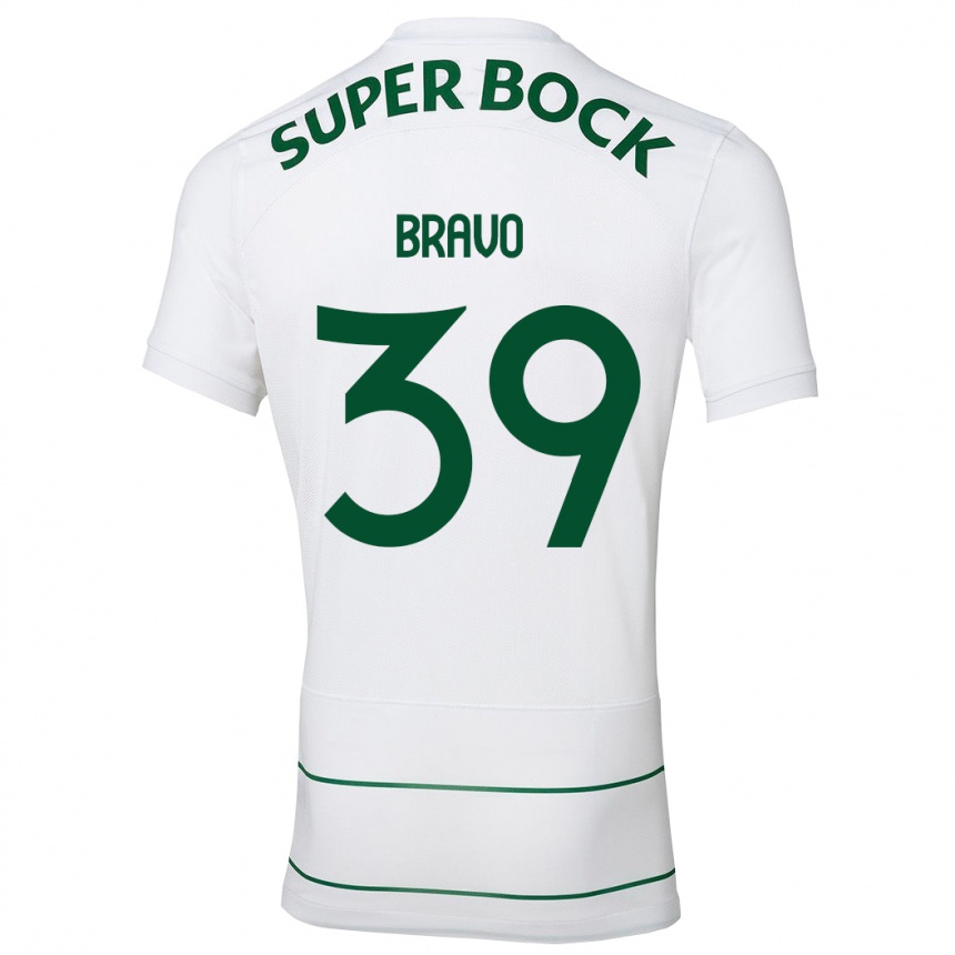 Niño Fútbol Camiseta Bravo #39 Blanco 2ª Equipación 2023/24 México