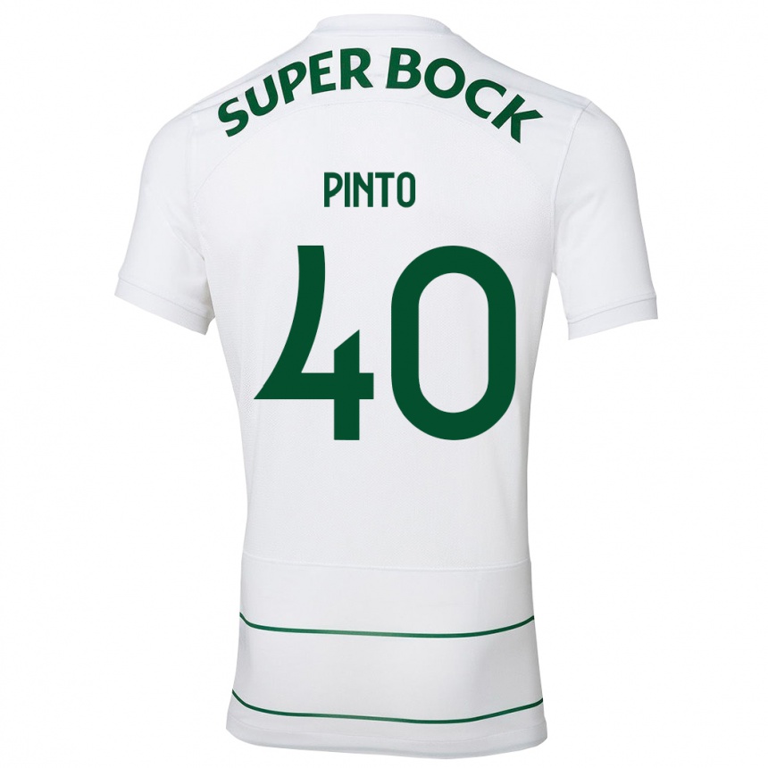 Niño Fútbol Camiseta Rita Pinto De Almeida #40 Blanco 2ª Equipación 2023/24 México