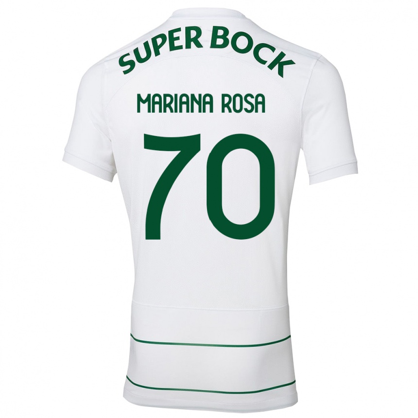 Niño Fútbol Camiseta Mariana Silva Pinto Vilaça Da Rosa #70 Blanco 2ª Equipación 2023/24 México