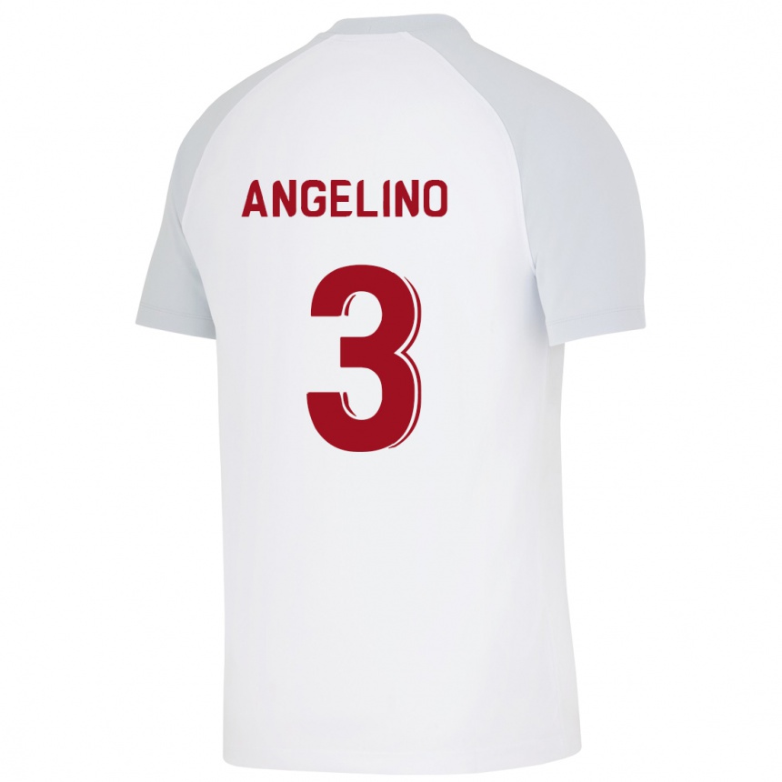 Niño Fútbol Camiseta Angeliño #3 Blanco 2ª Equipación 2023/24 México