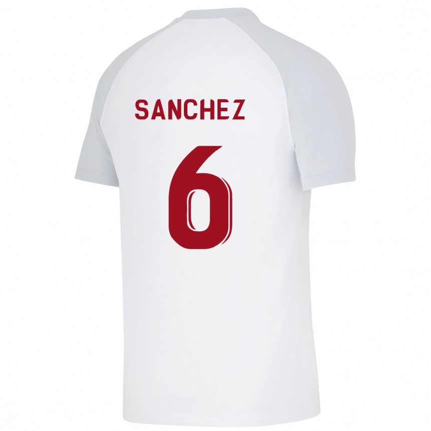 Niño Fútbol Camiseta Davinson Sánchez #6 Blanco 2ª Equipación 2023/24 México